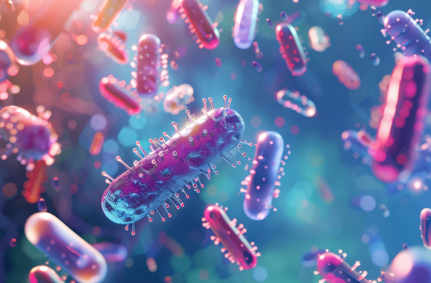 Visual metaphor of prebiotics from Açaí Brew Original nourishing gut health with vibrant, natural energy.