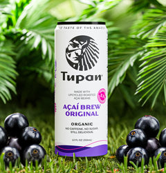Tupan Açaí Brew Original organic açaí brew made from upcycled açaí beans.